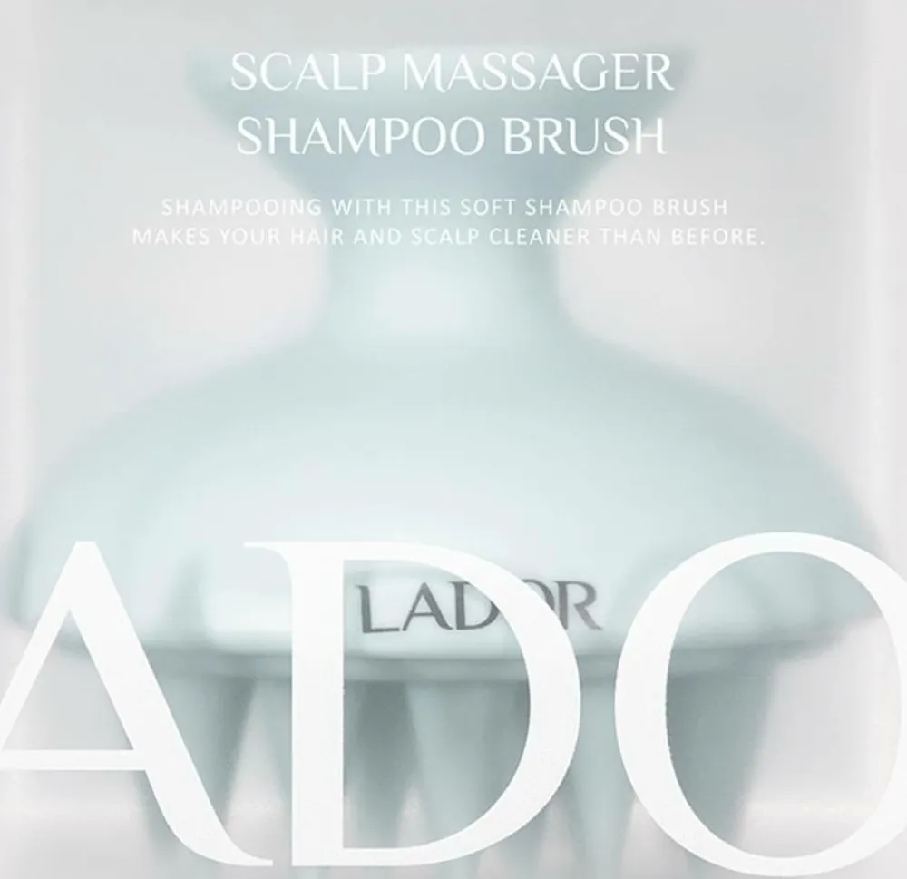 La'dor Hårbørster>Shampoo Scalp Massager Brush White