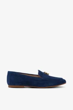 Lauren Ralph Lauren Loafers>Loafers Refined Navy Gold Hrdw