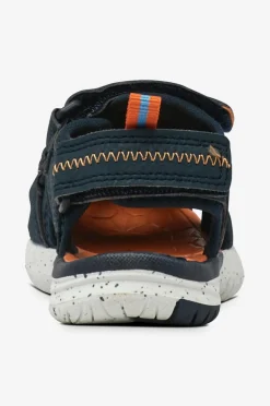 Leaf Sandaler Ljungby Navy/orange Discount