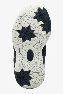 Leaf Sandaler Ljungby Navy/orange Discount