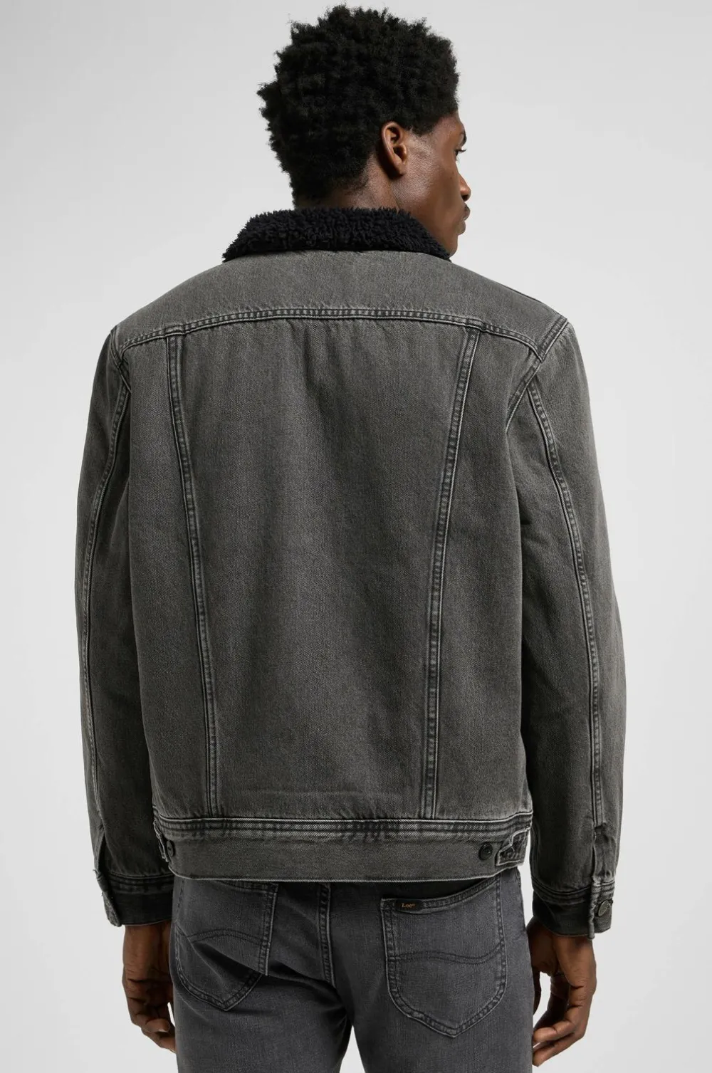 Lee Jakker & Frakker>Cowboyjakke Sherpa Deep Obsidian