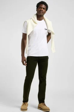 Lee T-shirt SS Small Logo Bright white Discount