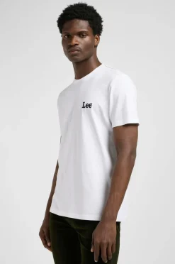 Lee T-shirt SS Small Logo Bright white Discount