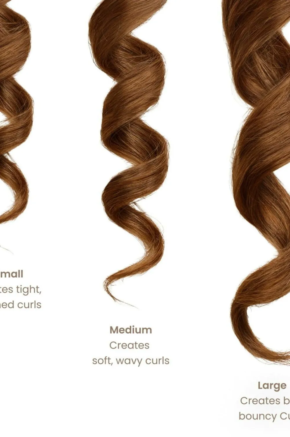 Lenoites Styling>Heatless Curls In Mulberry Silk Medium Brown