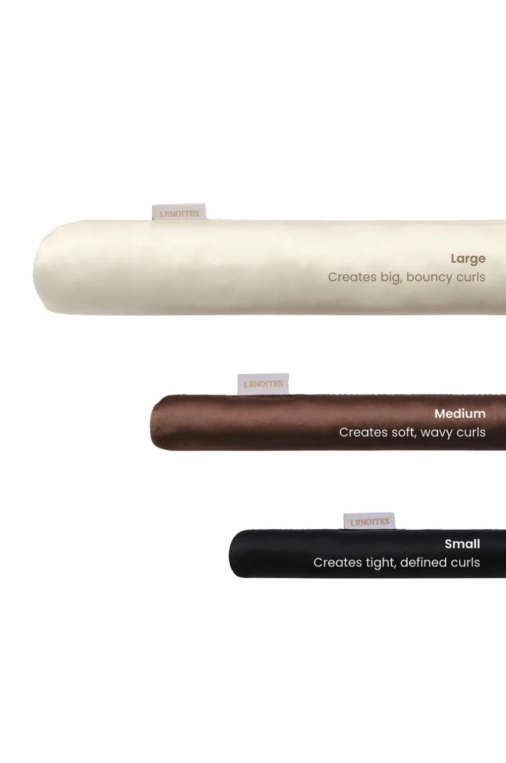 Lenoites Styling>Heatless Curls In Mulberry Silk Small Brown