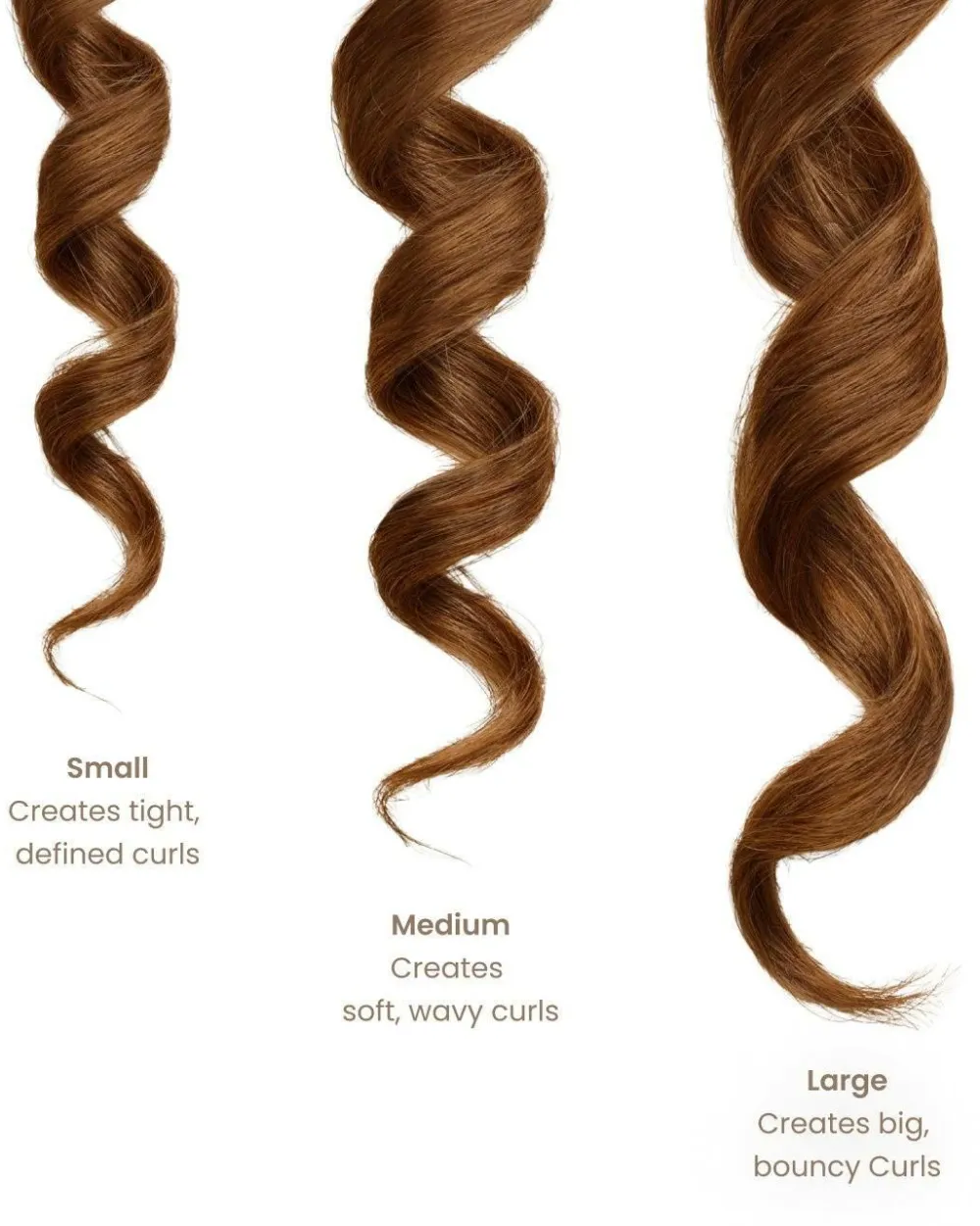 Lenoites Styling>Heatless Curls In Mulberry Silk Small Brown