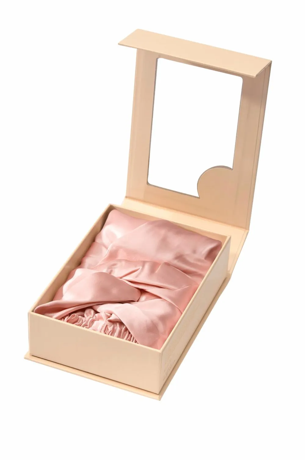 Lenoites Håraccessories>Mulberry Silk Sleeping Cap Pink