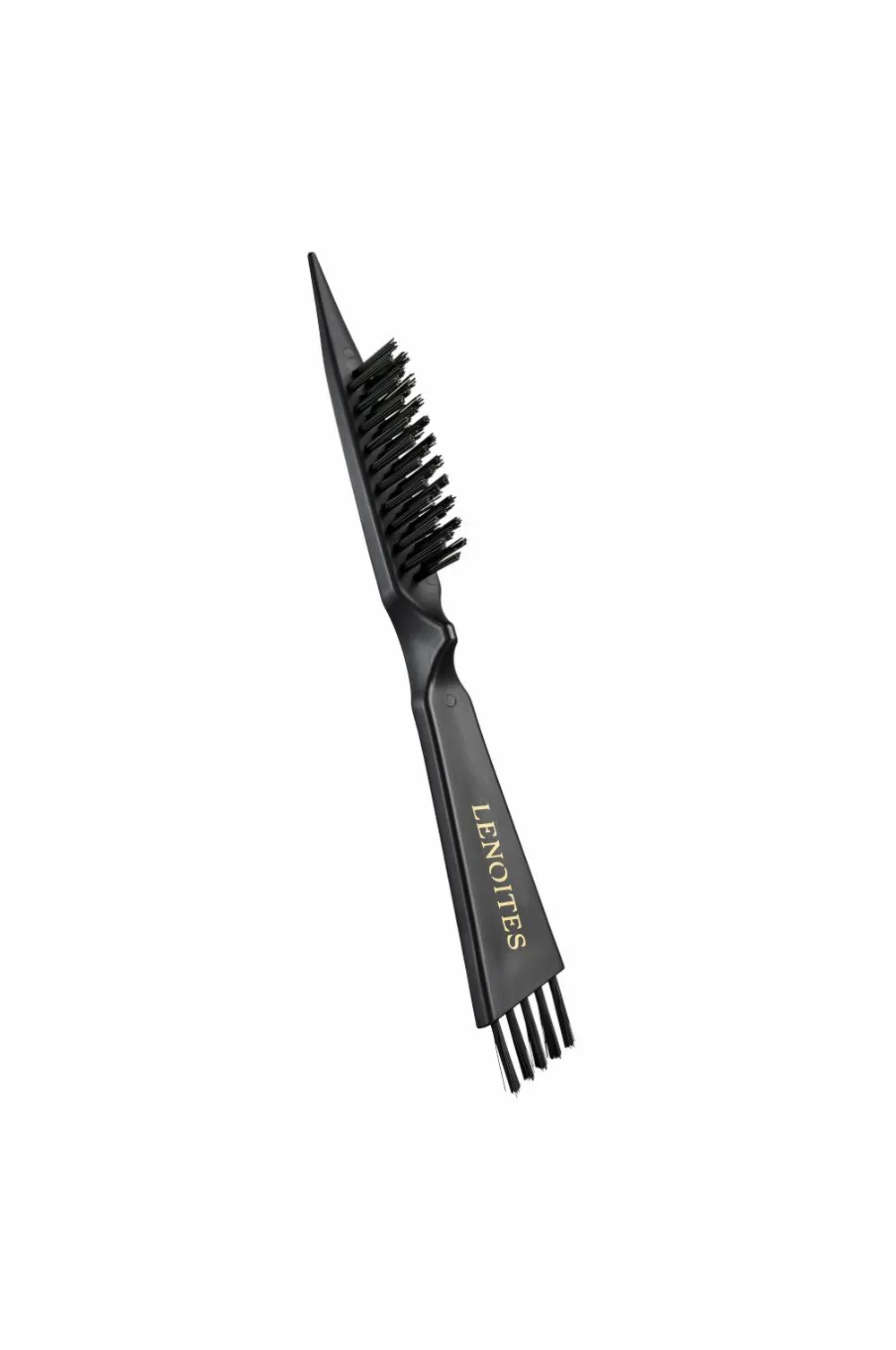 Lenoites Hårbørster>Wild Boar Hair Brush With Cleaning Tool Black