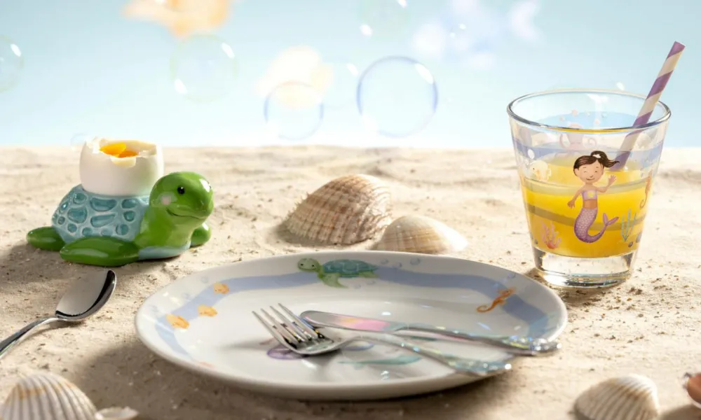 Leonardo Barnevognstilbehør|Made & Trøste>Børnesæt Bambini Avventura 3 Dele Hav
