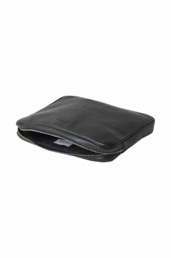 Les Deux Computertaske Leather Laptop Sleeve Black Clearance