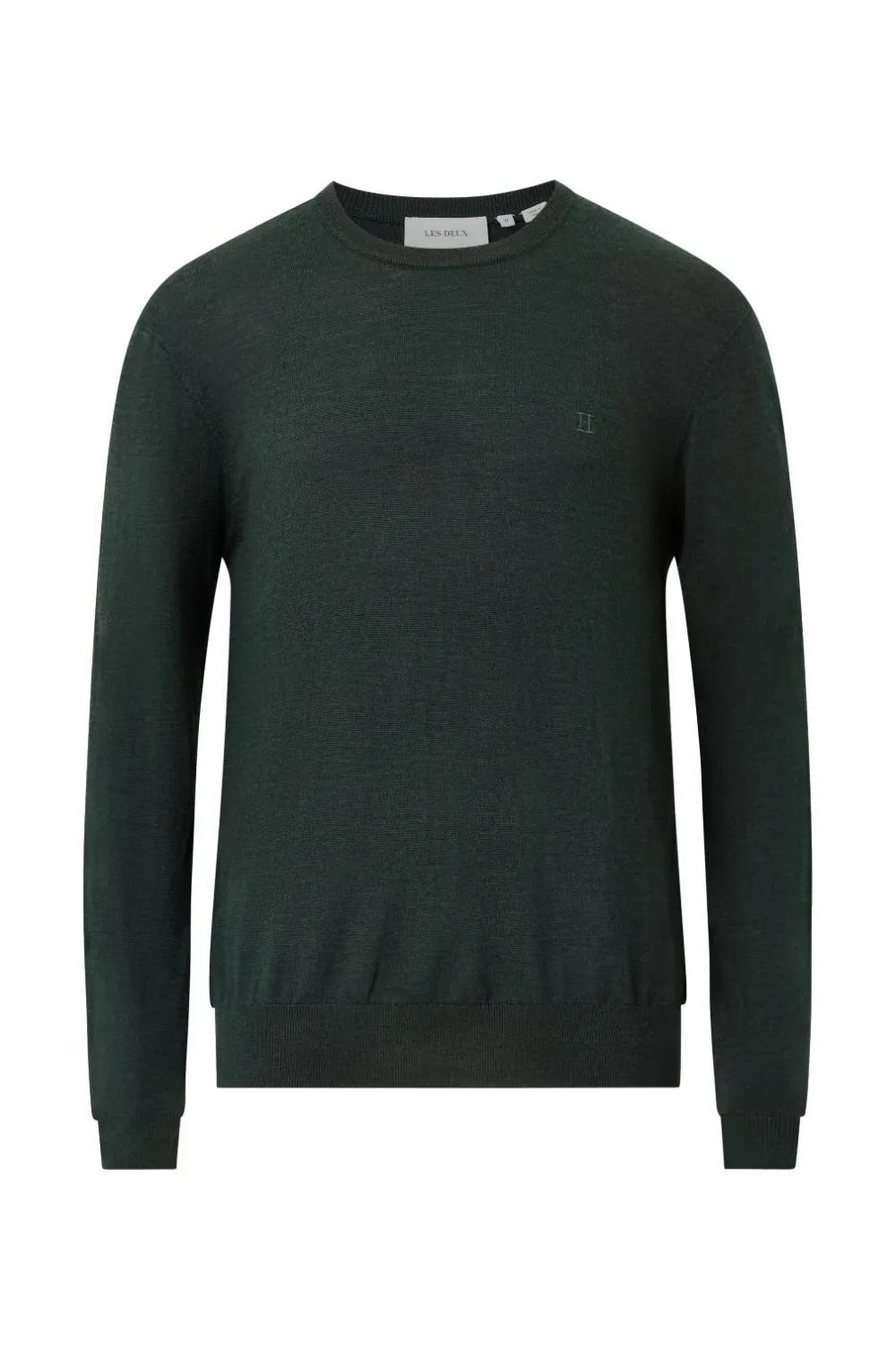 Les Deux Pullover Greyson Merino Knit Duffel Bag Green New