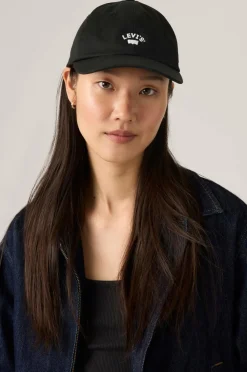 Levi's Kasket Lazy Girl Logo Cap CAVIAR TWILL Discount