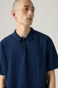 Levi's Poloshirt Authentic Polo NAVY BLAZER GARMENT DYE A NAVY BLAZER