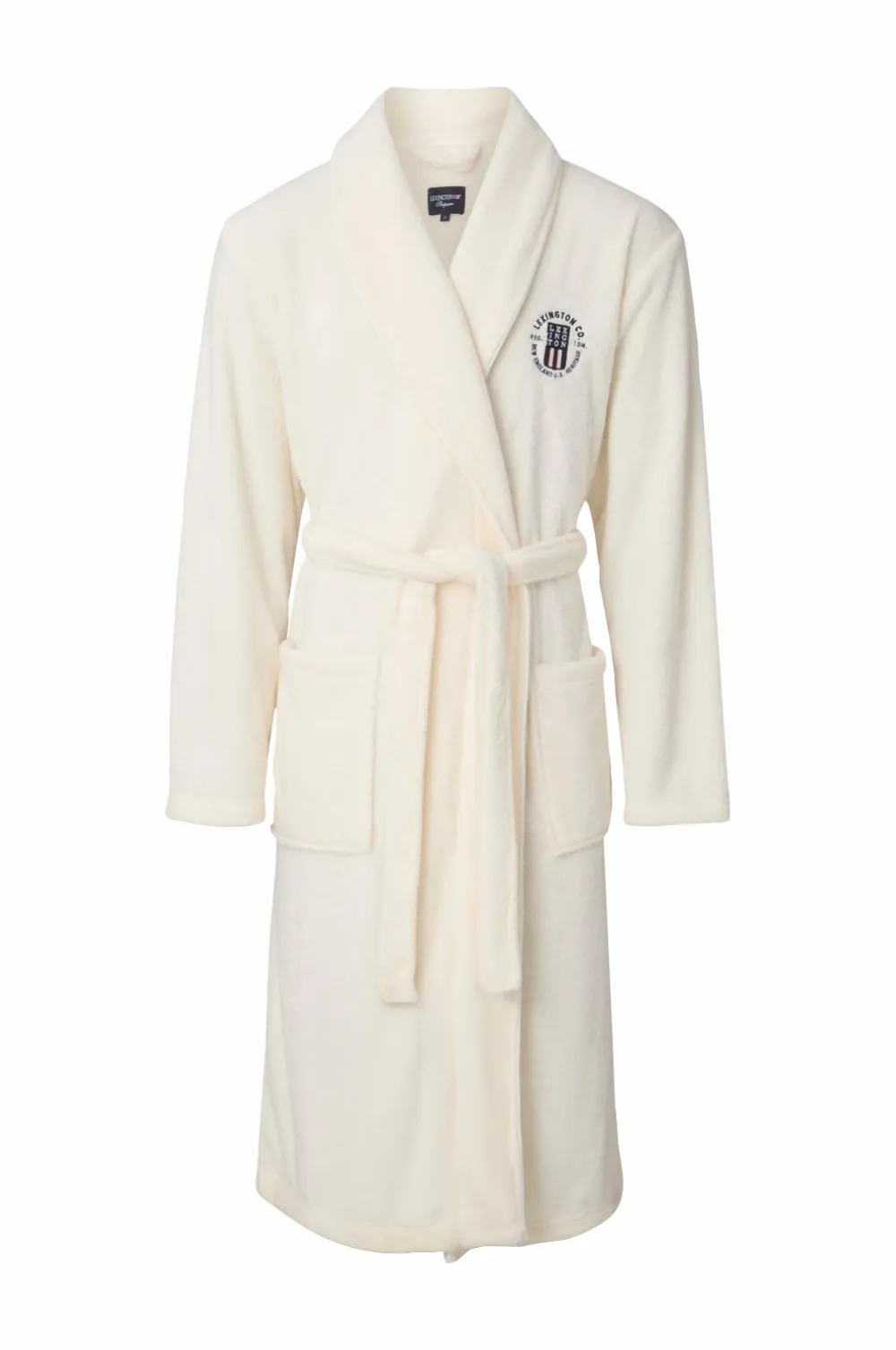 Lexington Fleecekåbe Unisex White Discount