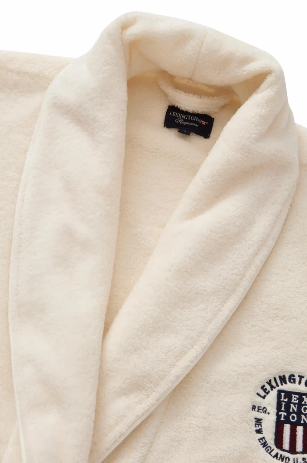 Lexington Fleecekåbe Unisex White Discount