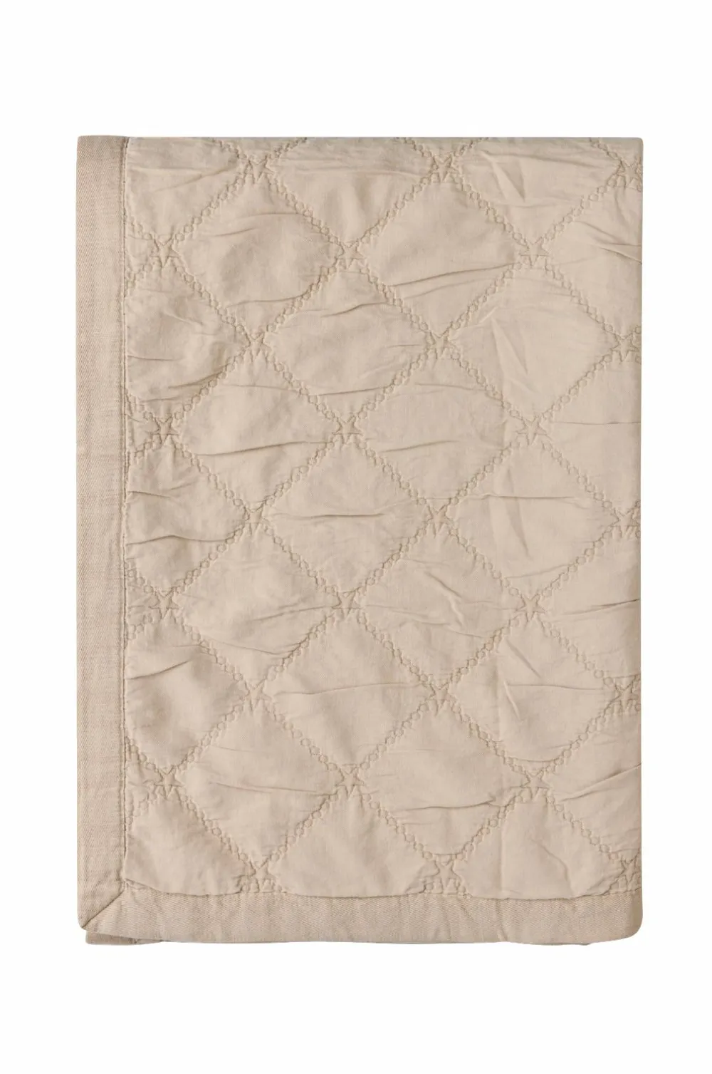 Lexington Signature Star quiltet sengetæppe i bomuld Beige Hot