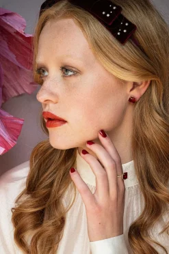 Lily and Rose Ring Desiree 16mm Garnet Hot