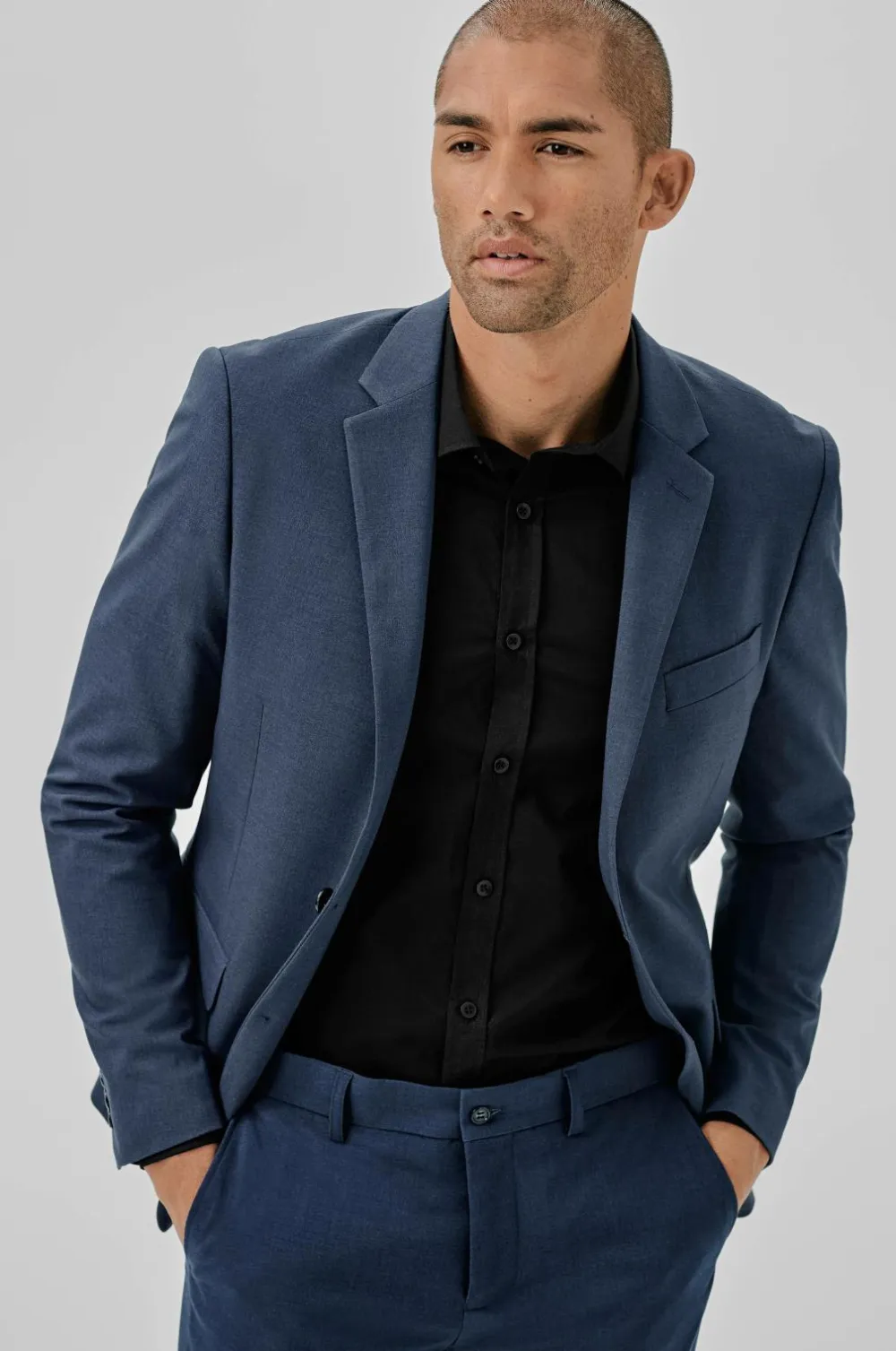 Lindbergh Blazere & Jakkesæt>Jakkesæt, 2 dele Blue Mel