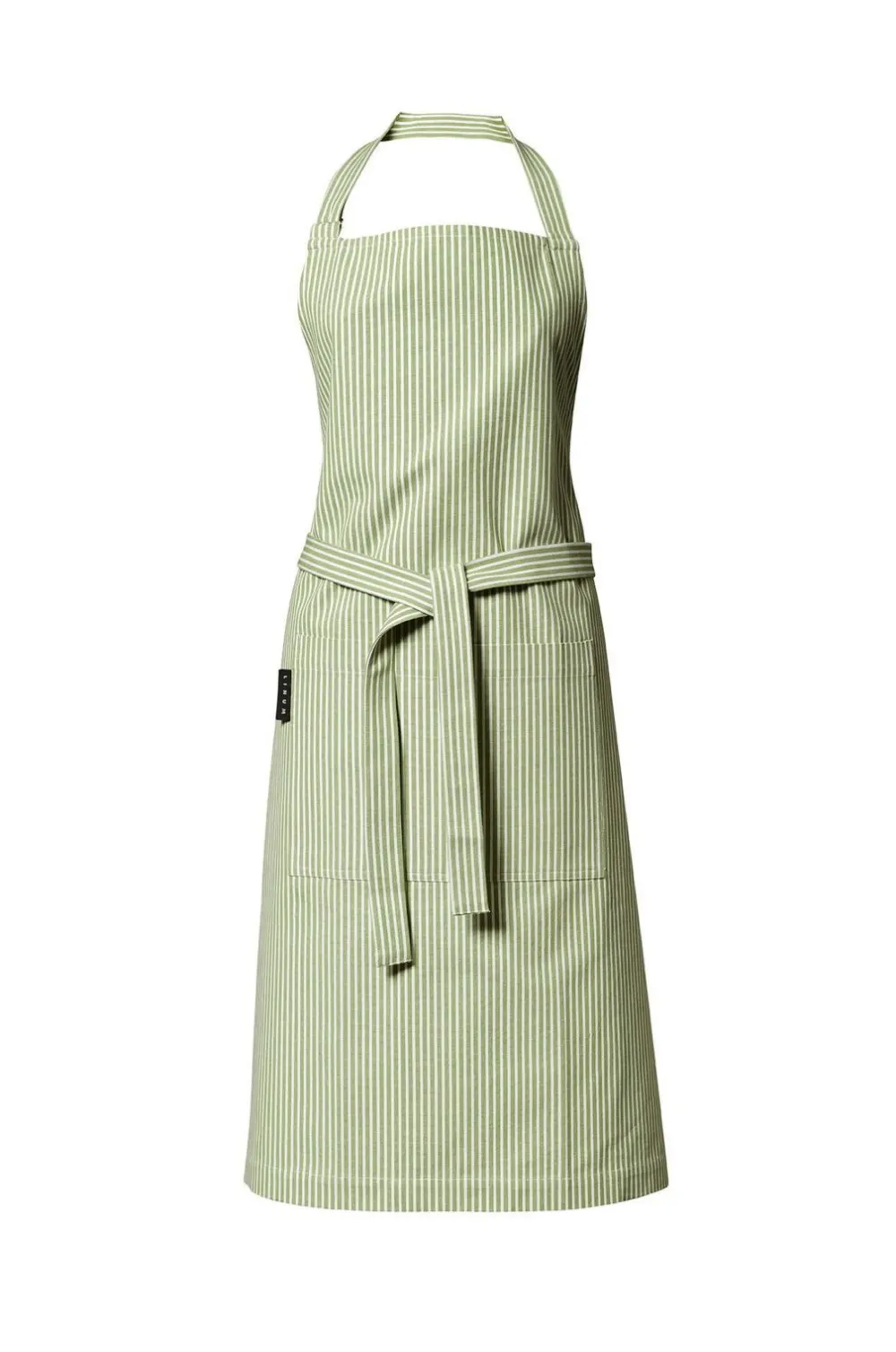 Linum Forklæde Emma Moss Green Online