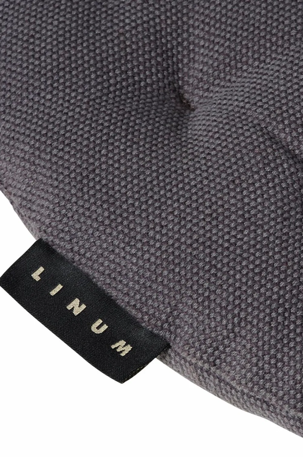 Linum Sædehynde Pepper Ø 37 cm Granite Grey New