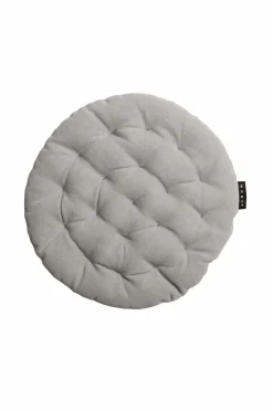 Linum Møbeltekstiler>Sædehynde Pepper Ø 37 cm Light Grey