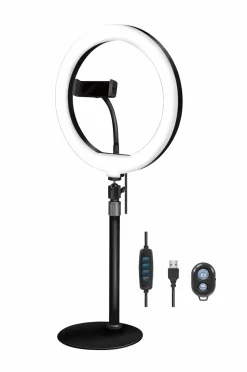 LogiLink Mobiltelefoner, Tablets & Tilbehør>Ring Light for Smartphone Ø 25 cm med bordstativ No color