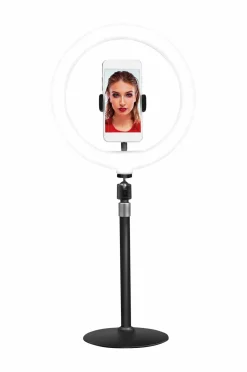 LogiLink Mobiltelefoner, Tablets & Tilbehør>Ring Light for Smartphone Ø 25 cm med bordstativ No color