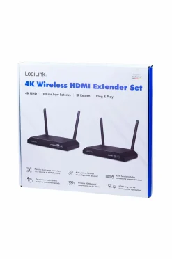 LogiLink Trådløs transmission HDMI KVM 4k 60hz No color Sale