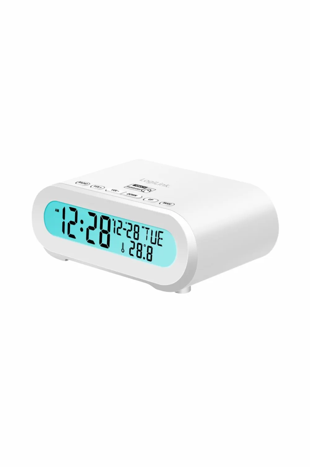 LogiLink Urradio med temperatur/luftfugtighed - USB-C/batteristrøm No color Outlet