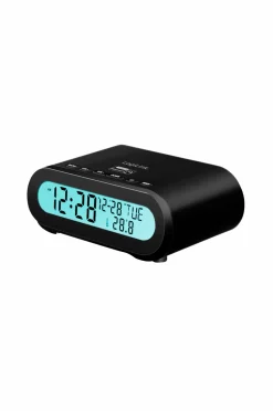 LogiLink Urradio med temperatur/luftfugtighed - USB-C/batteristrøm No color