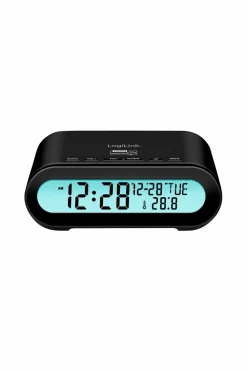 LogiLink Urradio med temperatur/luftfugtighed - USB-C/batteristrøm No color