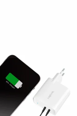 LogiLink USB-oplader 2 x USB-C PD 40W Discount