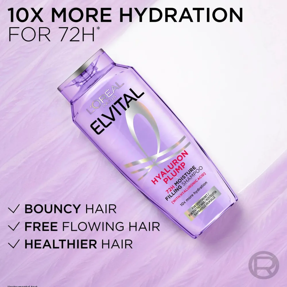 L'Oréal Paris Hårpleje>Elvital Hyaluron Plump Shampoo For Dehydrated Hair 500 Ml