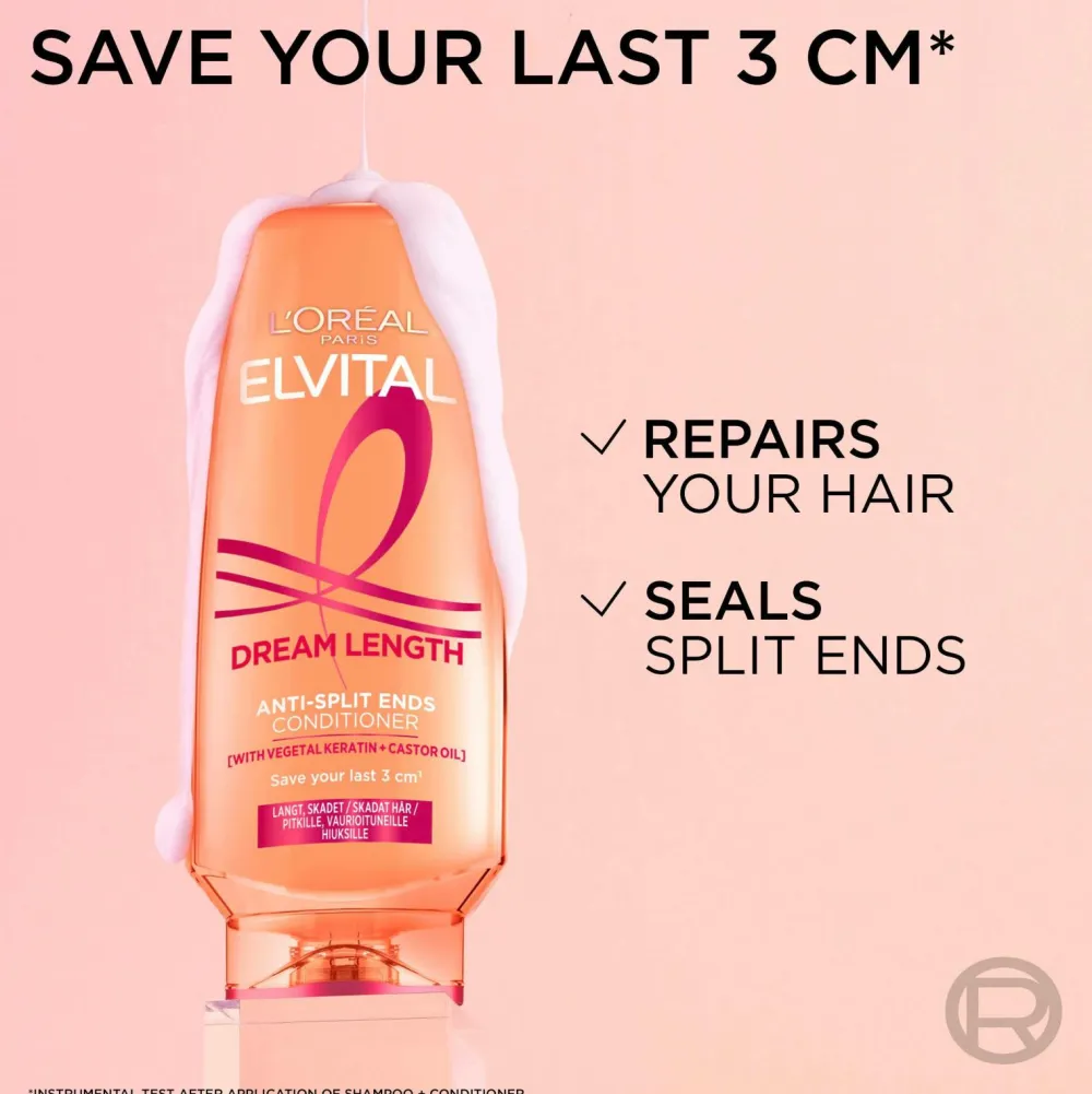 L'Oréal Paris Hår|Hår>Elvital Dream Length Conditioner For Long Hair 200 Ml