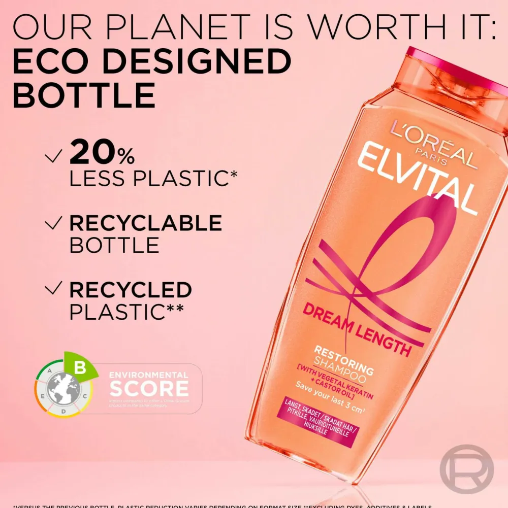 L'Oréal Paris Hårpleje>Elvital Dream Length Shampoo For Long Hair 400 Ml