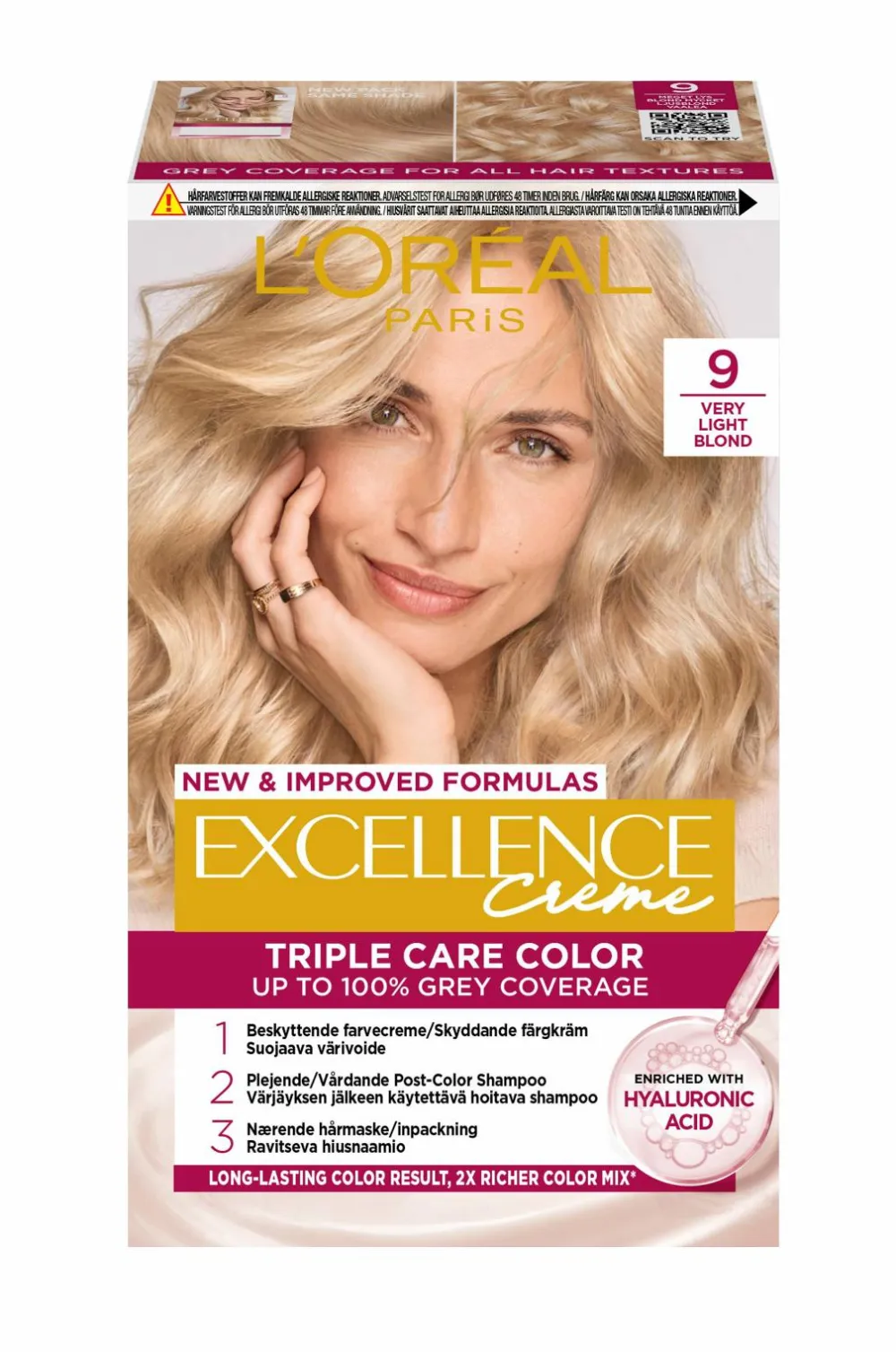 L'Oréal Paris Excellence Creme Ljus Ljusblond Discount