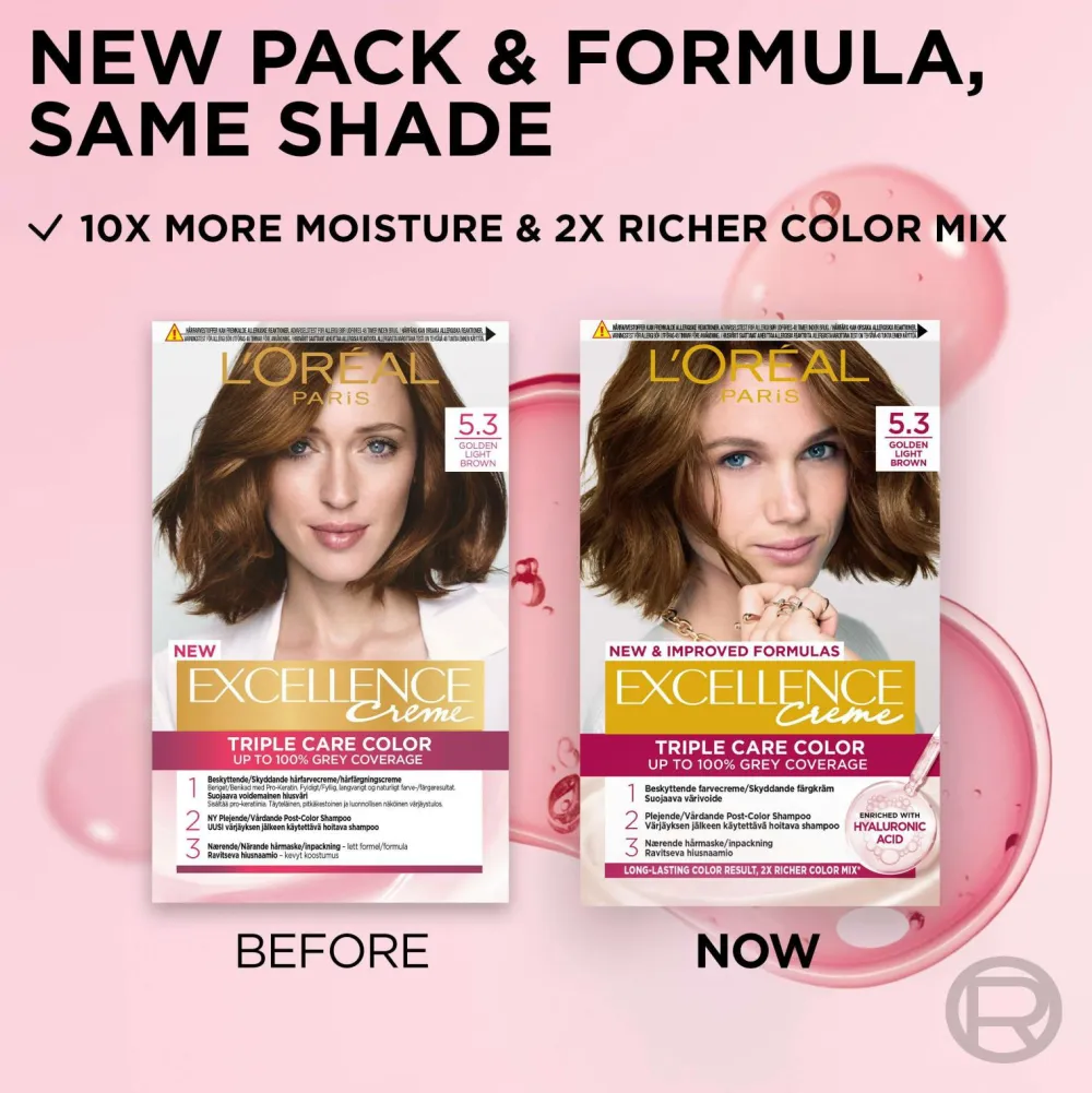 L'Oréal Paris Hårfarve>Excellence Creme 5.3 Lus Guldbrun