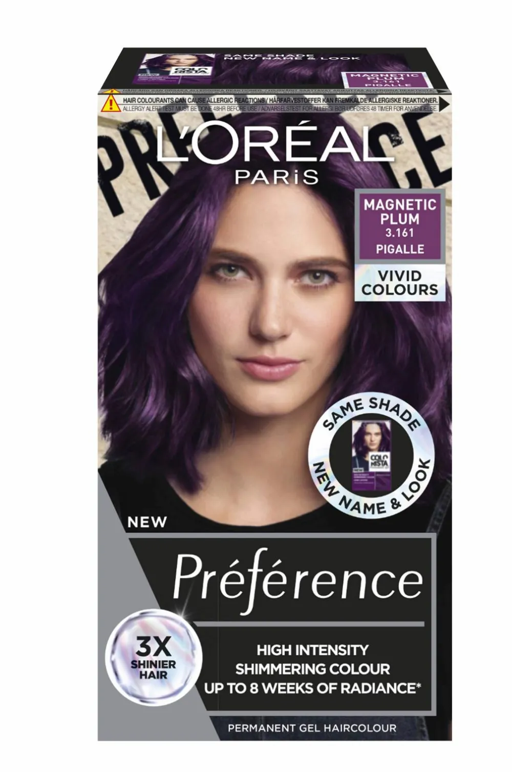 L'Oréal Paris Hårfarve>Hårfarve Préférence Vivids Vivids Magn Plum 3.161