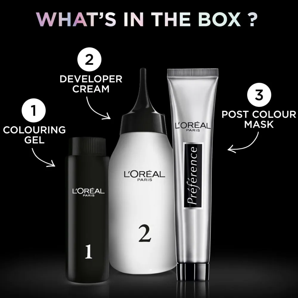 L'Oréal Paris Hårfarve>Hårfarve Préférence Vivids Vivids Blue Black 1.102