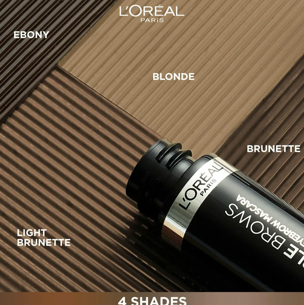 L'Oréal Paris Infaillible Brows 24H Volumizing Eyebrow Mascara 1.0 ebony New