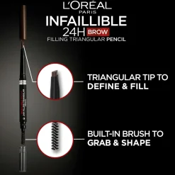 L'Oréal Paris Infaillible Brows 24H Filling Triangular Pencil 7.0 Blonde Clearance
