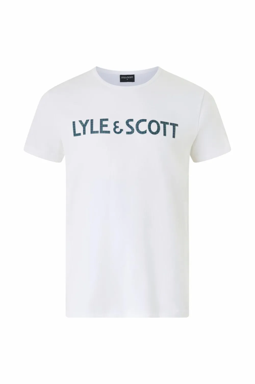Lyle & Scott Pyjamassæt Holden SS Sleep Set Bright White/Peacoat Check