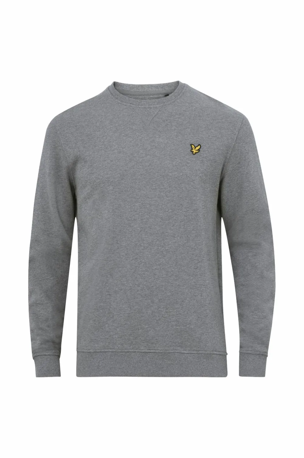 Lyle & Scott Sweatshirt Crew Neck Sweatshirt Mid Grey Marl Discount