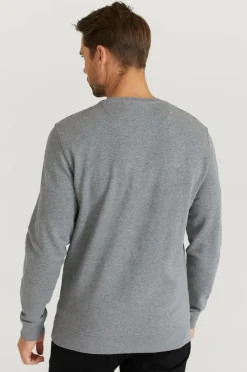 Lyle & Scott Sweatshirt Crew Neck Sweatshirt Mid Grey Marl Discount