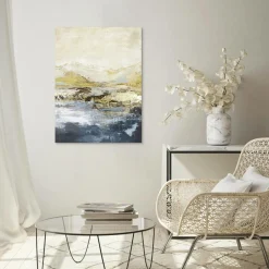 Malerifabrikken Posters & Billeder>Astonish 2/ Blandet maleri / 60 X 80 cm Blå