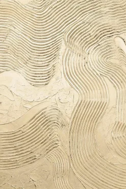 Malerifabrikken Design Maleri / Metallic Champagne / 90x120 Cm Guld