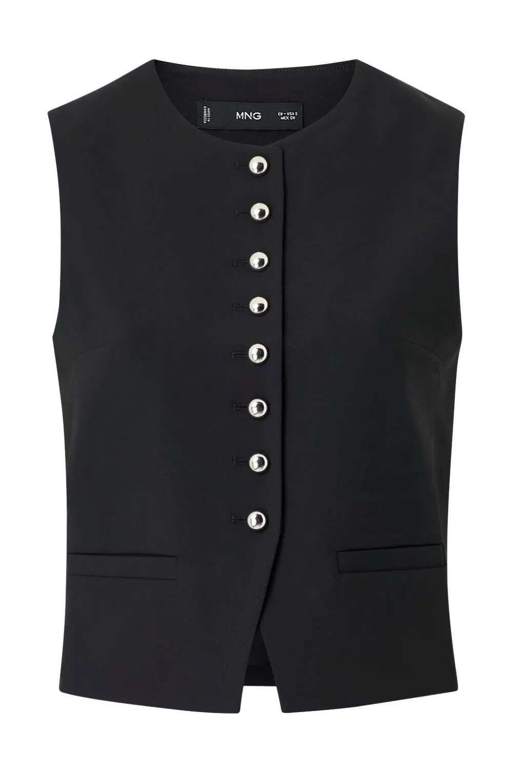 Mango Blazere & Veste>Vest Waistcoat Gabo Black