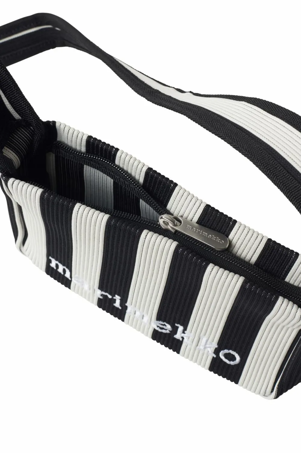 Marimekko Mini Shoulderbag Merirosvo sort, off white Discount