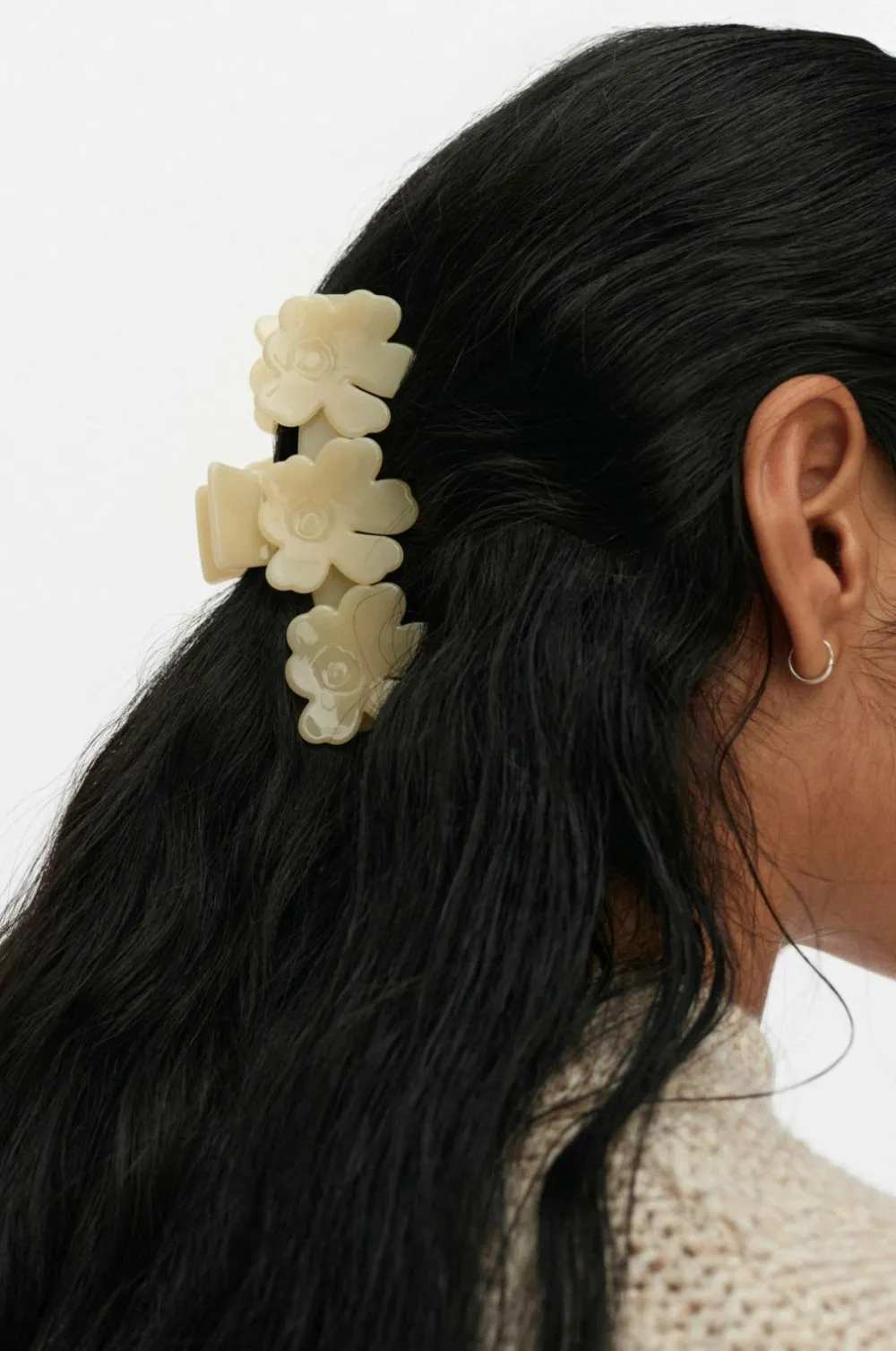 Marimekko Mini Unikko Hair Clip beige Discount