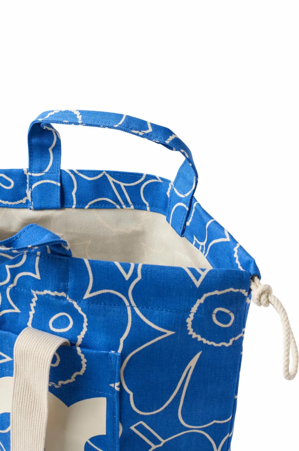 Marimekko Tasker>Mono City Tote Piirto Unikko blå, råhvid
